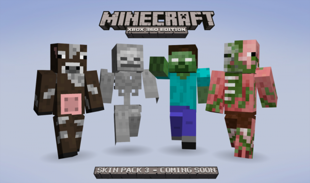 Minecraft Skin Pack 1 - All skins preview (NEW DLC) 