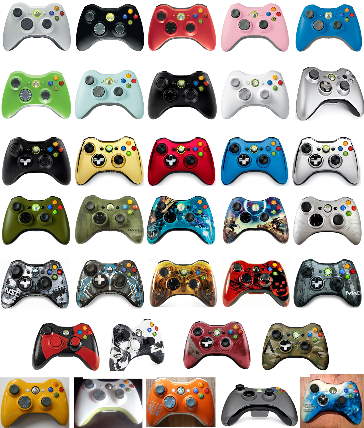 all types of xbox 360