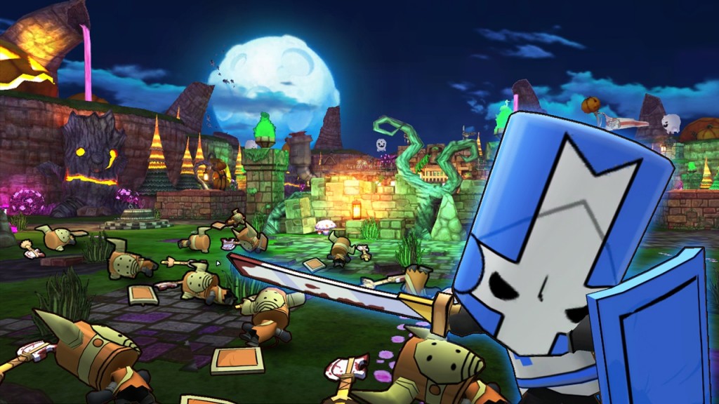 I made a big hypothetical rework of a bunch of stuff in Castle Crashers,  and a bunch of custom art to go with it! Link in the comments :  r/castlecrashers