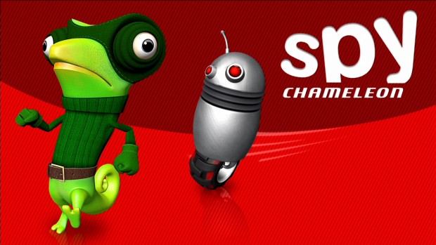Spy Chameleon title screen