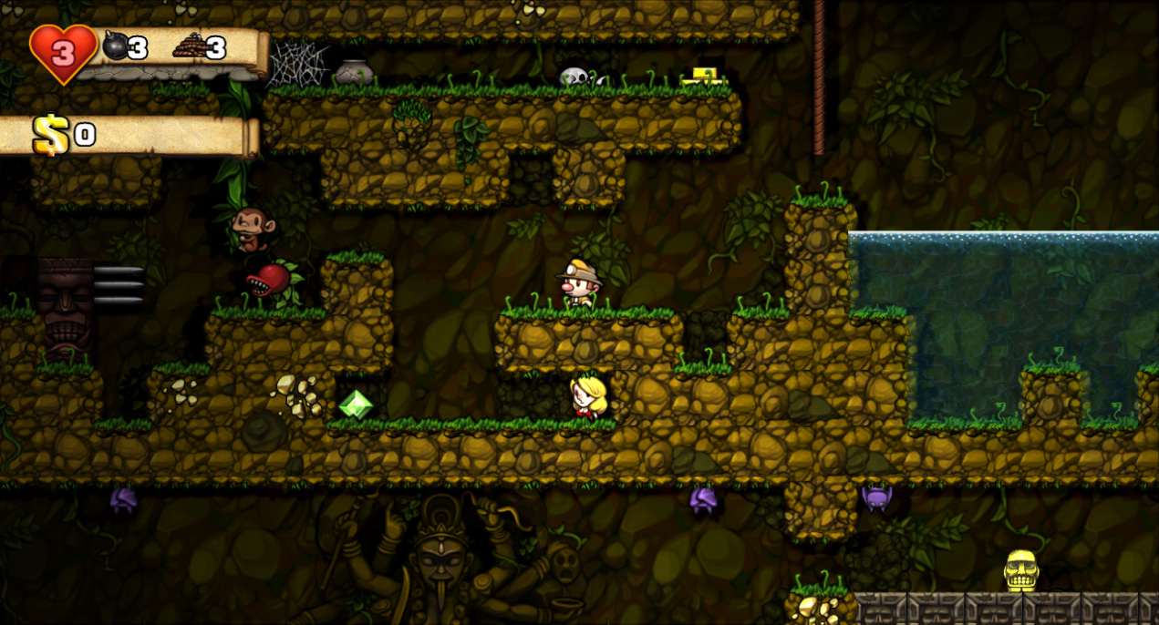 Spelunky release date trailer shows the wonders of random levels