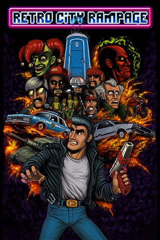 Official poster for Retro City Rampage released