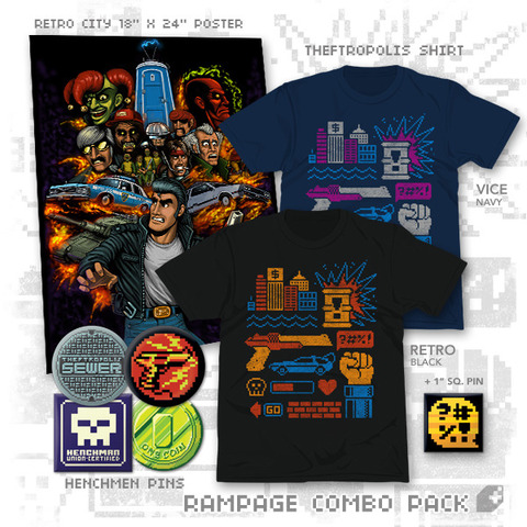 Retro City Rampage merchandise goes up on Fangamer