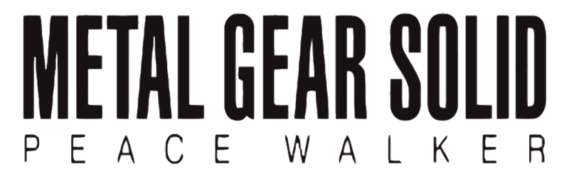 Metal Gear Solid Peace Walker Logo Xblafans