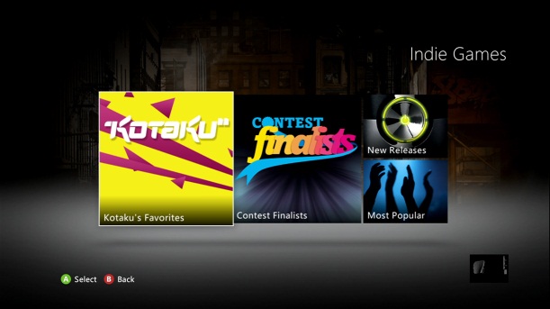 The new Xbox dashboard and the indie games market