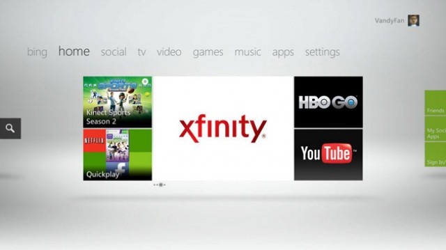 Xbox Xfinity streaming won’t count towards Comcast data cap