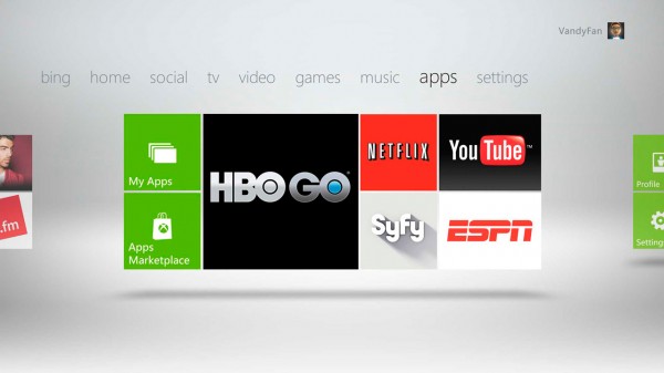 Xbox video apps