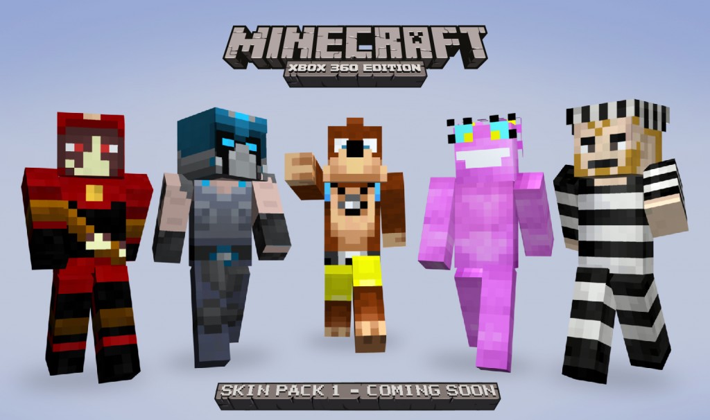 More Minecraft skins announced