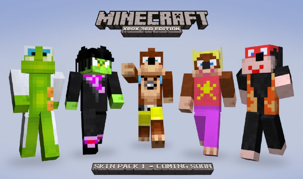 Minecraft update lands tomorrow, more skins detailed