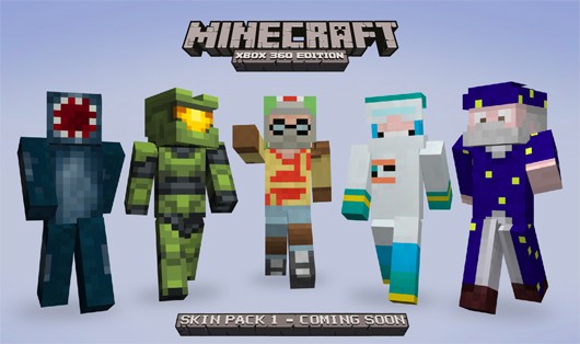 Minecraft - Xbox 360: Skin Pack 3 Announced!!! Cow, Skeleton