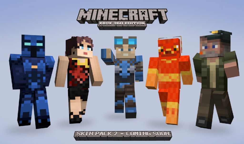 Second Skin Pack for Minecraft: Xbox 360 Edition coming soon – XBLAFans