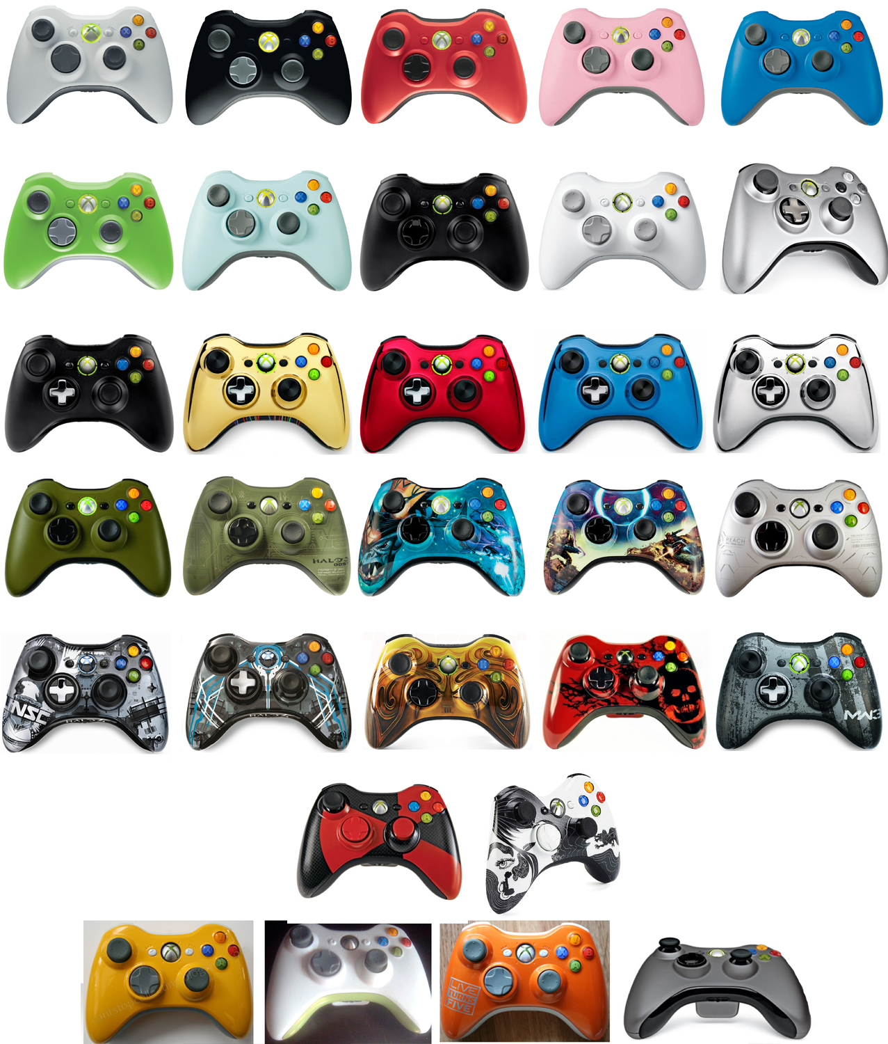 Every 360 controller ever produced by Microsoft, and where to find them *UPDATED*