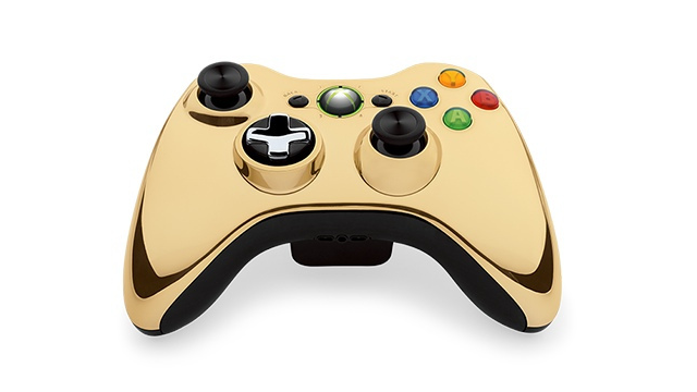 Get your hands on the Chrome Gold Xbox 360 controller