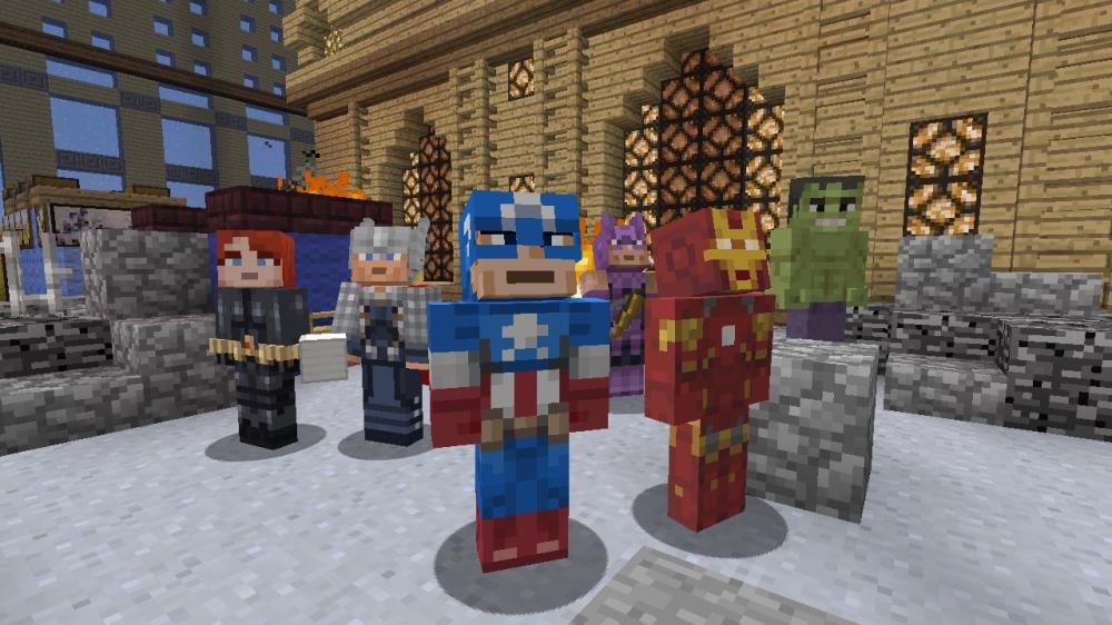 Minecraft Marvel Avengers Skins Trailer