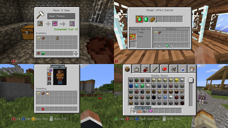 dye wool in minecraft ps4