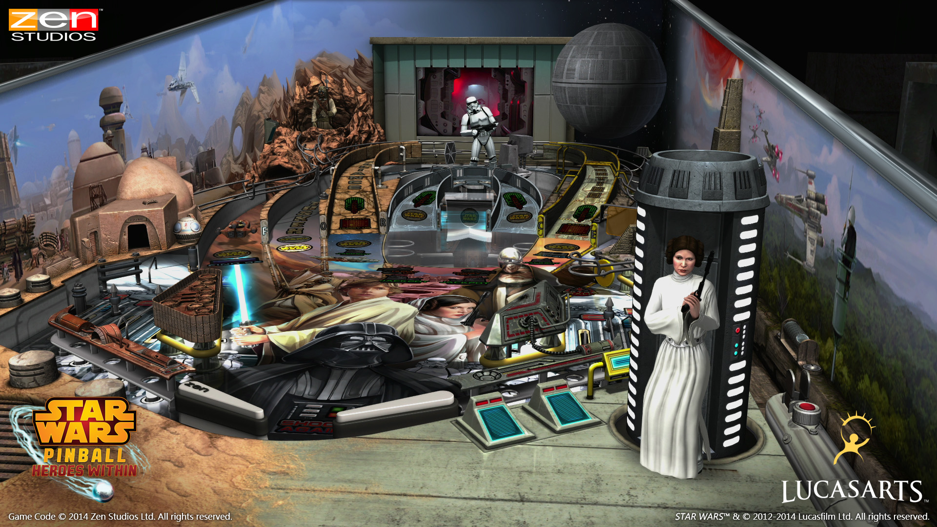 New trailer for Star Wars Pinball: Heroes Within