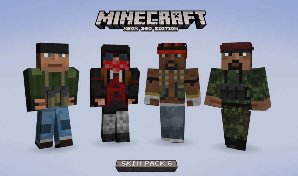 Minecraft Xbox 360 Edition Skin Pack 6 Out Now Xblafans