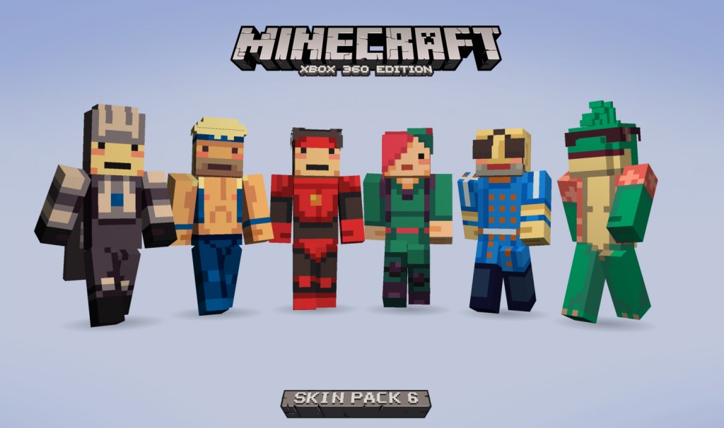 Minecraft Skin Pack 6 Released On Xbox 360