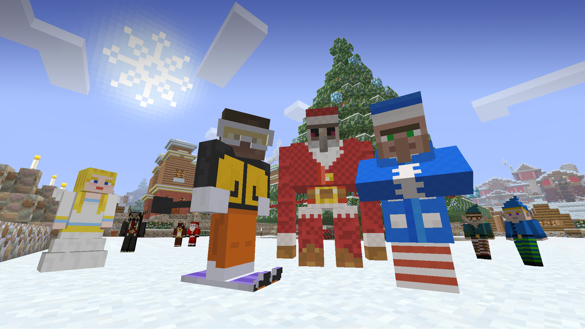 Get in the holiday spirit with the Minecraft Festive Mash-Up Pack