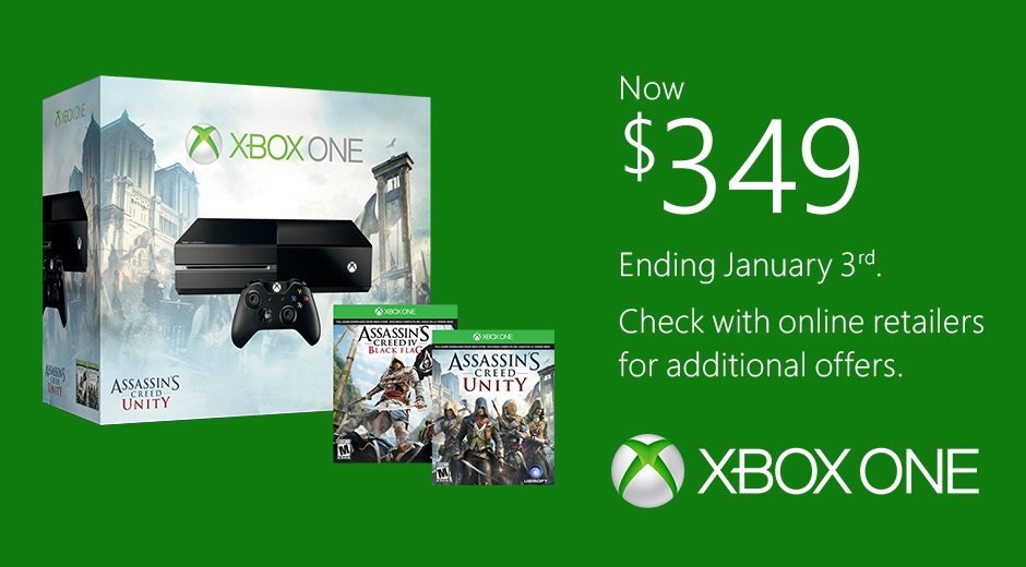 Xbox One holiday price drop has ended