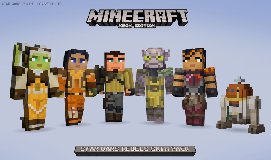 Star Wars Rebels Skin Pack available now for Minecraft