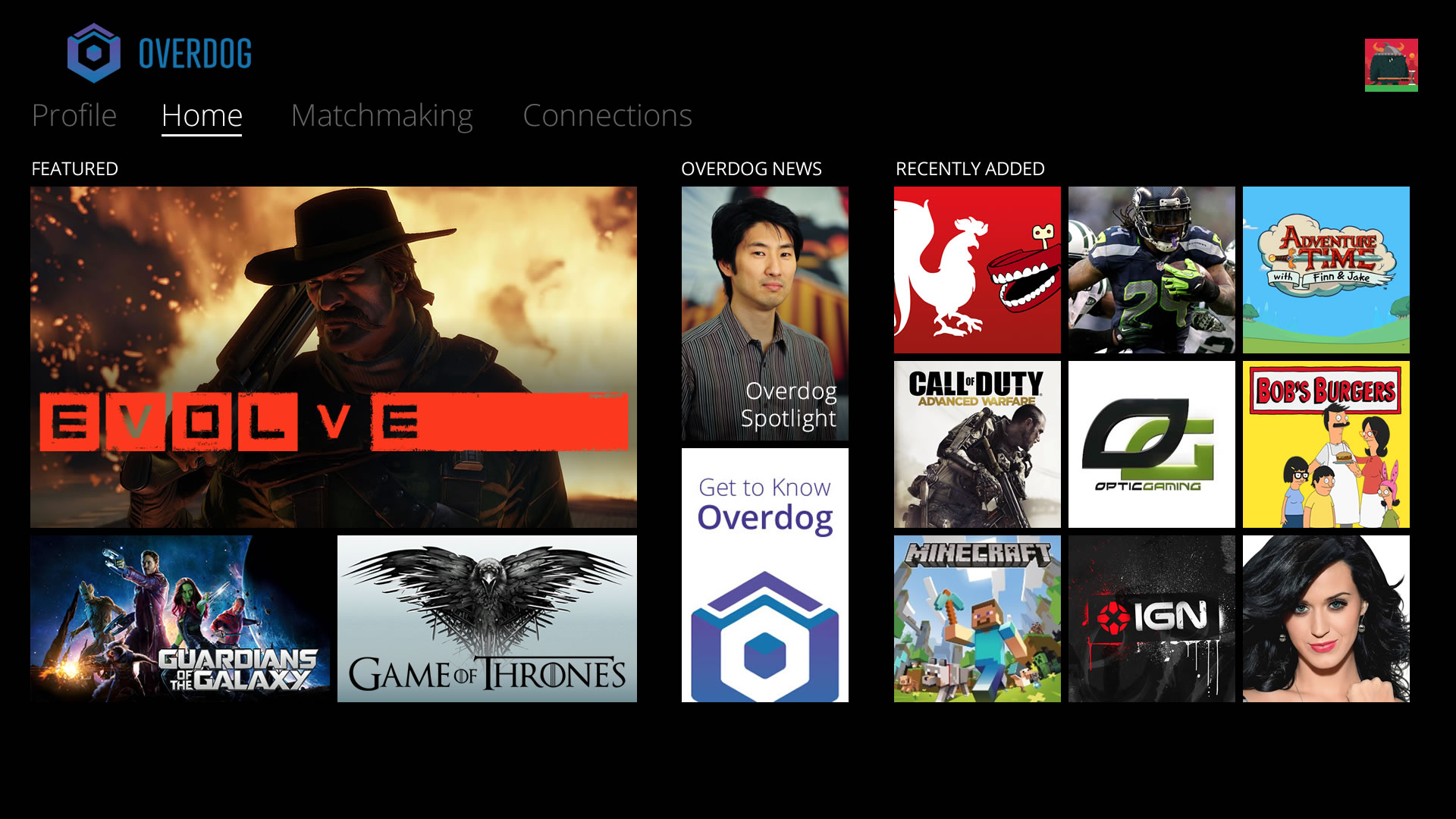 Overdog Launches New Interest-Based Matchmaking for Xbox One