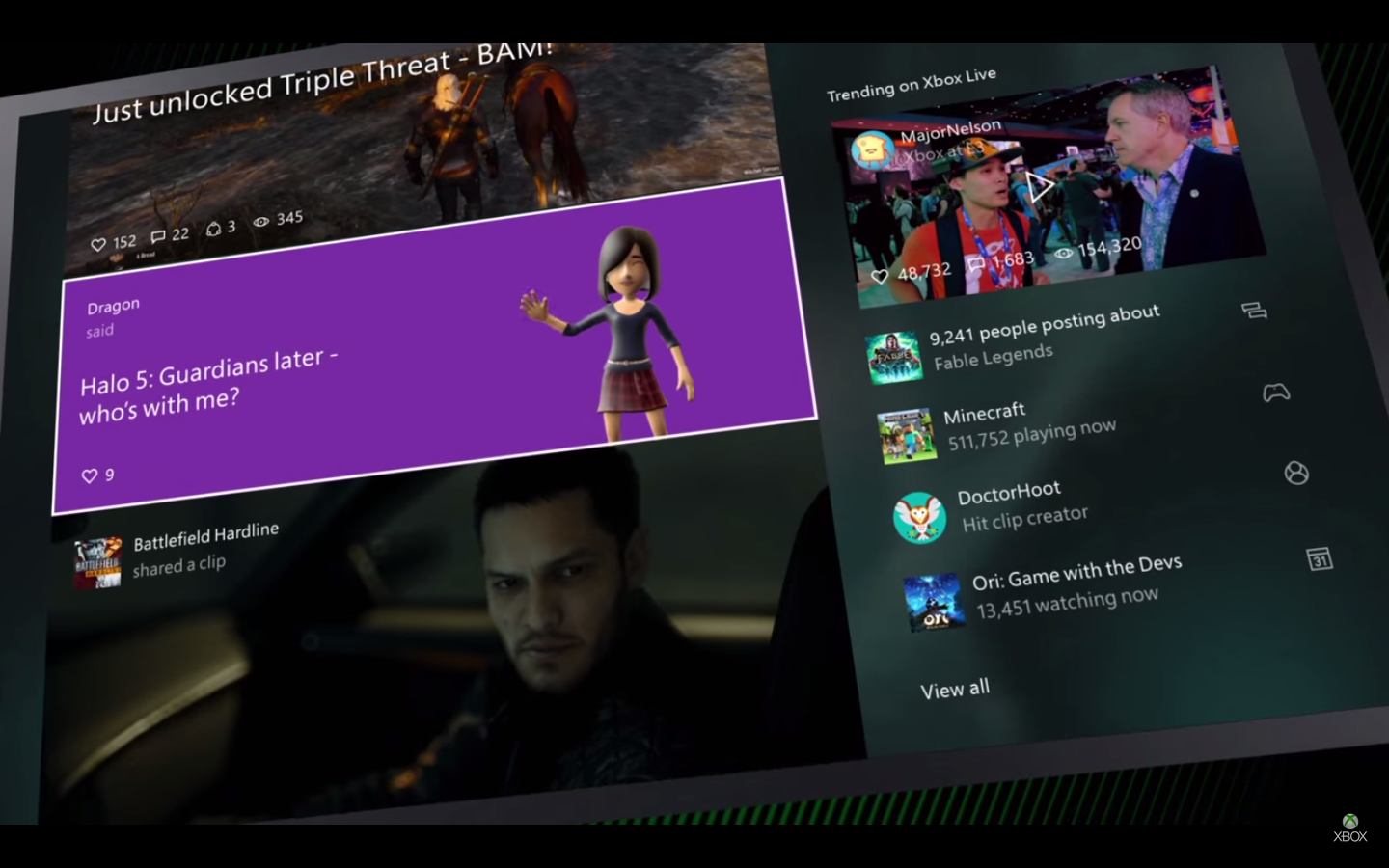 Cortana coming to Xbox One with brand new dashboard design