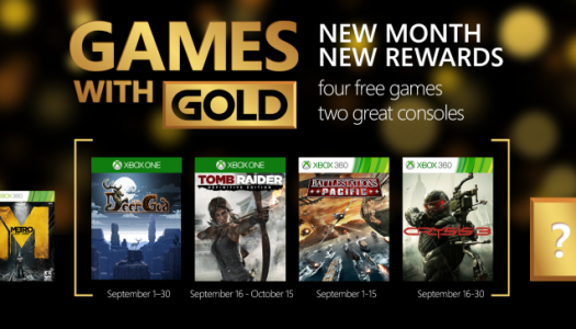 September Games with Gold announced