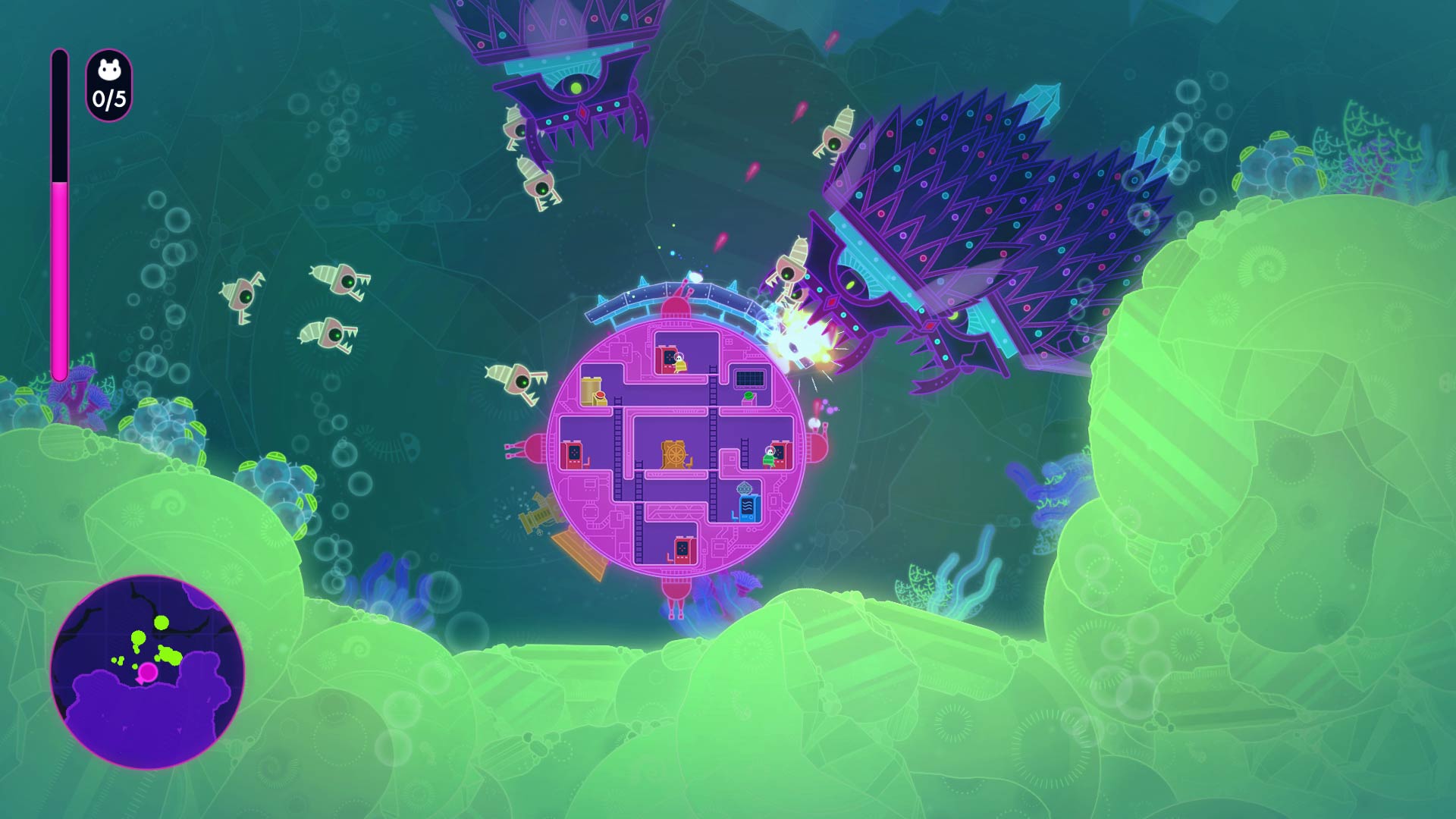 Lovers in a Dangerous Spacetime Gumball Ship
