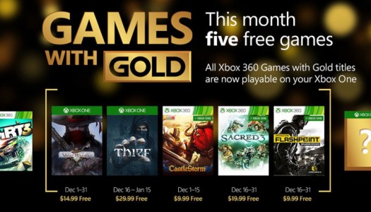 December Games with Gold revealed