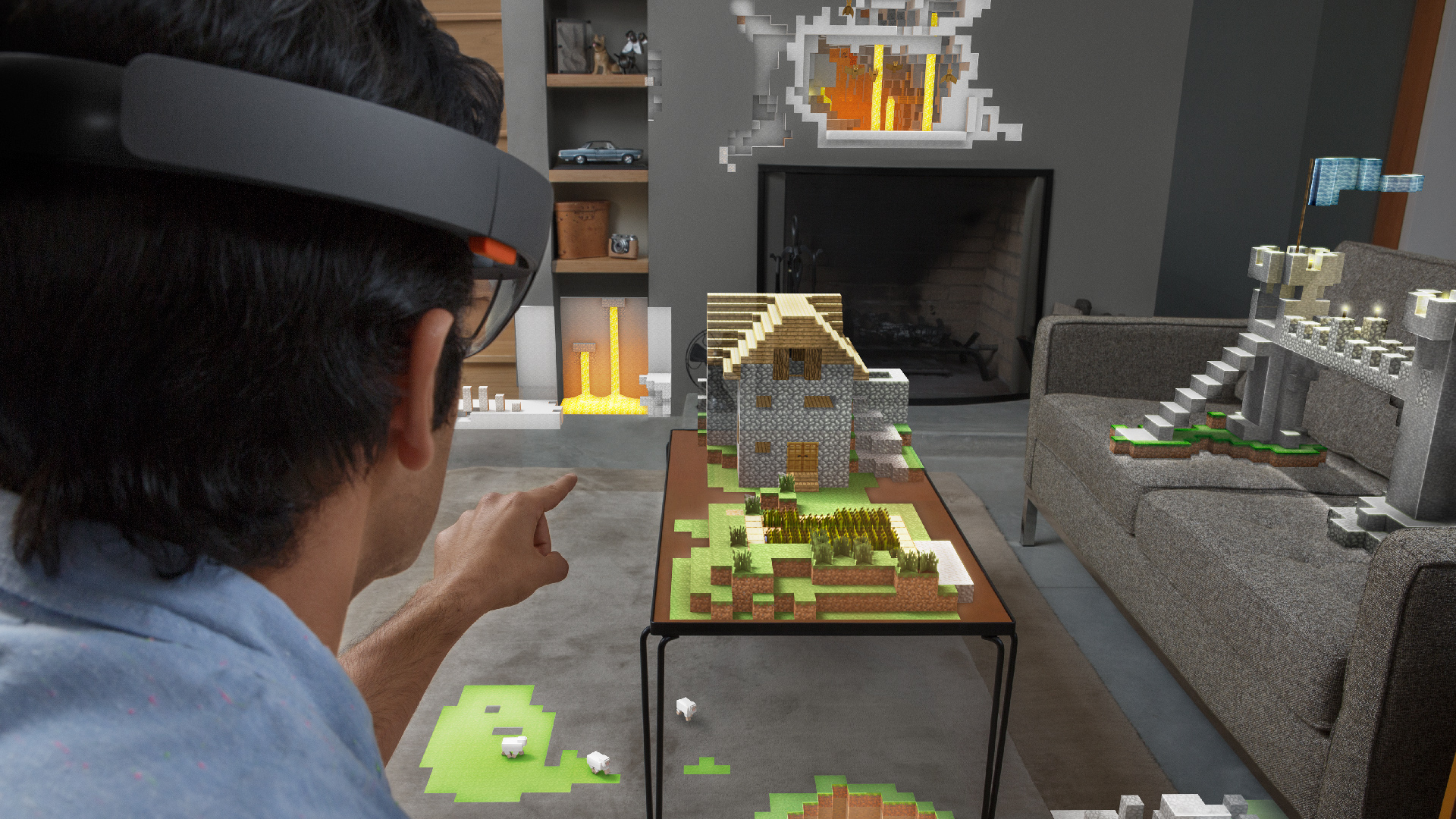 Vr игры minecraft. Смарт-очки Microsoft HOLOLENS. Смарт-очки Microsoft HOLOLENS 2. Очки дополненной реальности Microsoft HOLOLENS. Очки смешанной реальности Mr Microsoft HOLOLENS 2.