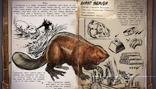 ARK: Survival Evolved getting giant beavers