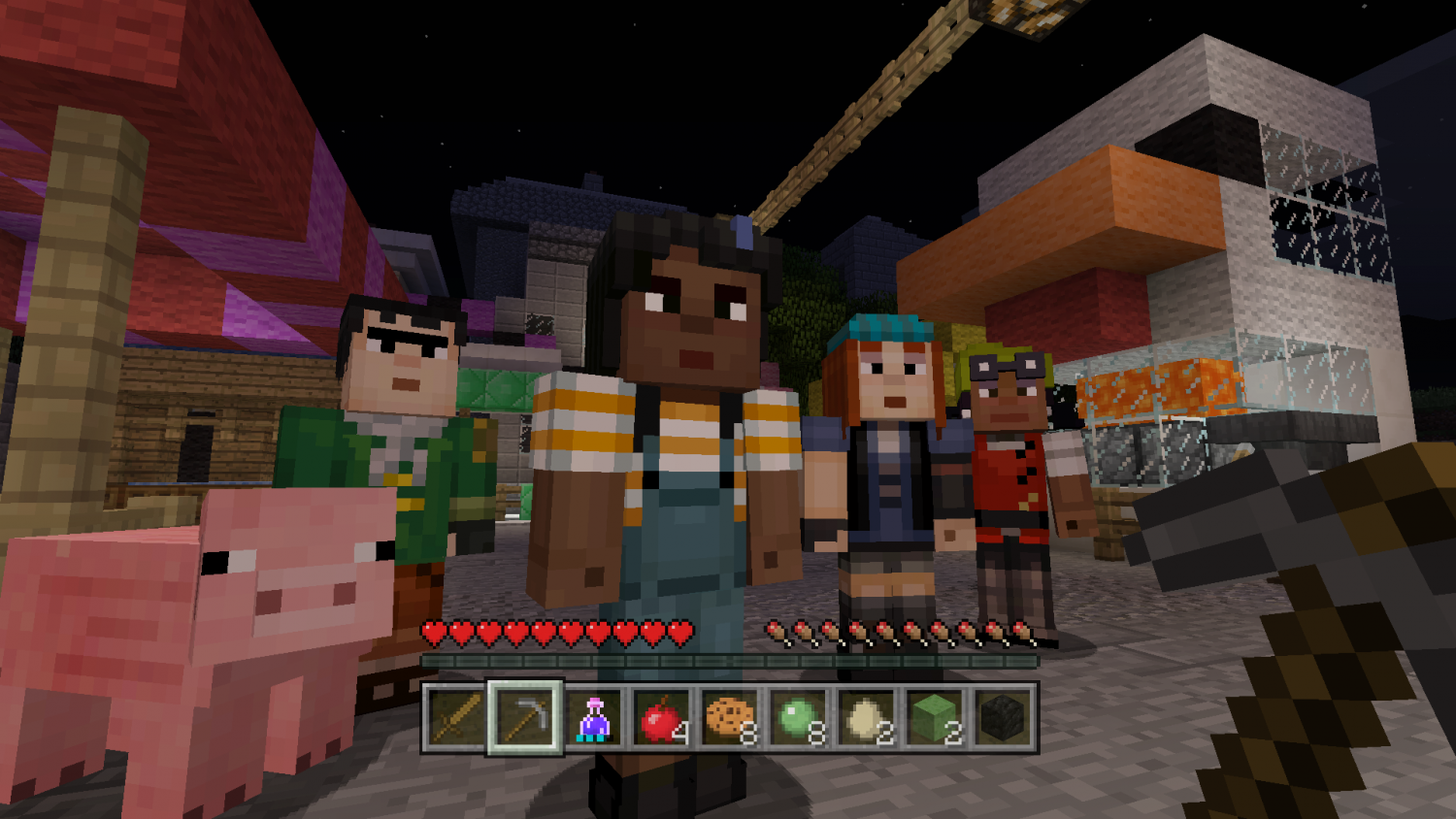 Minecraft update: Story Mode Skin Pack now available