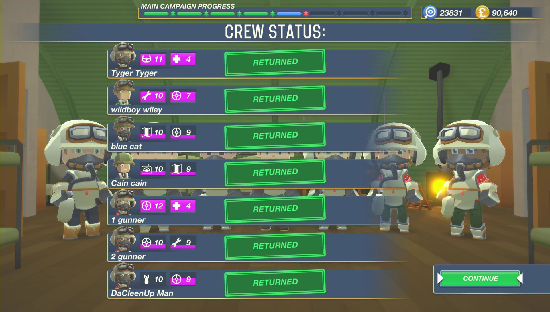 bomber crew critical missions